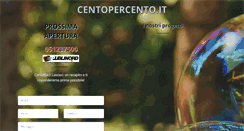 Desktop Screenshot of centopercento.it