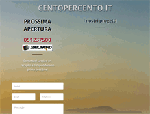 Tablet Screenshot of centopercento.it